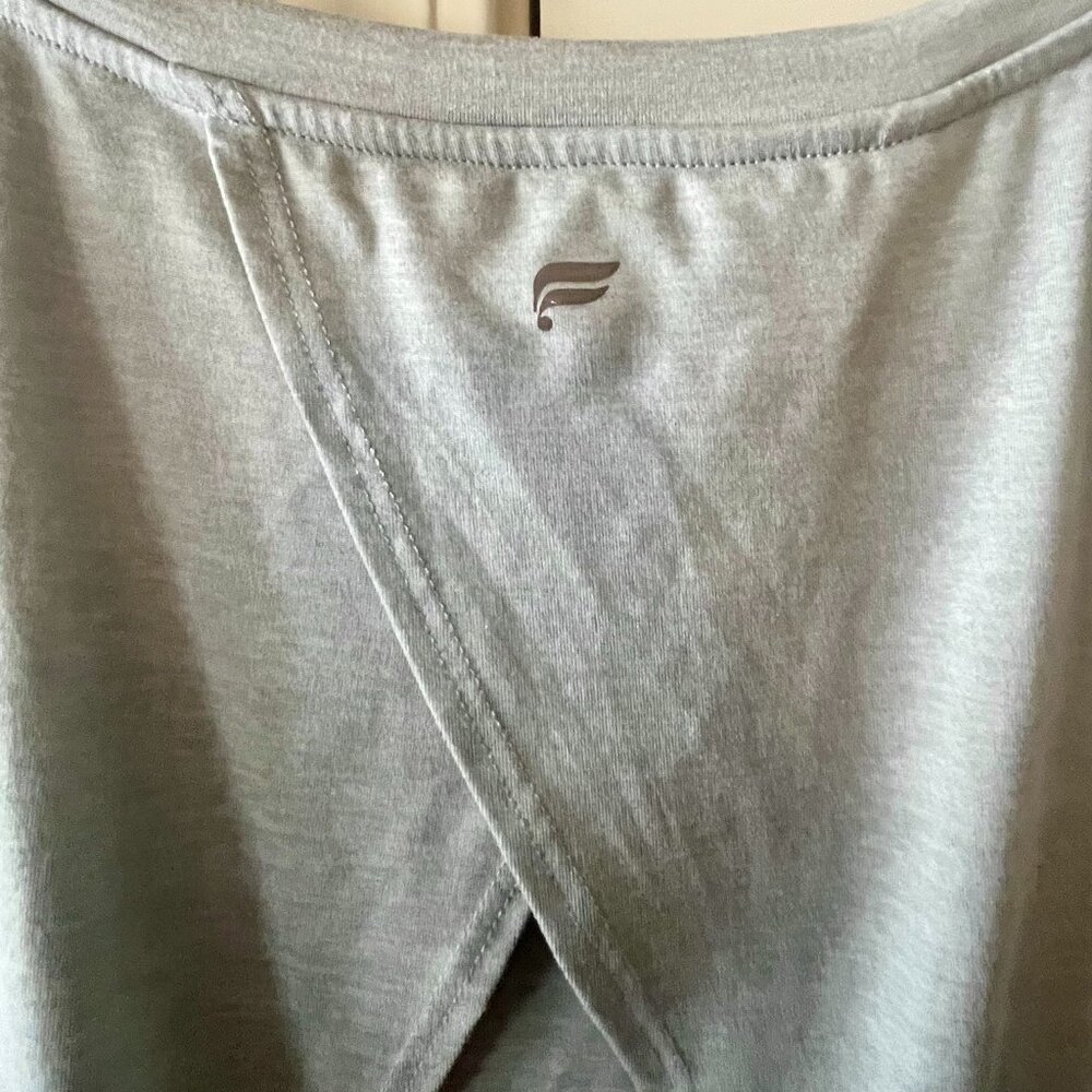 Fabletics Grey Open Back Tank - image 4